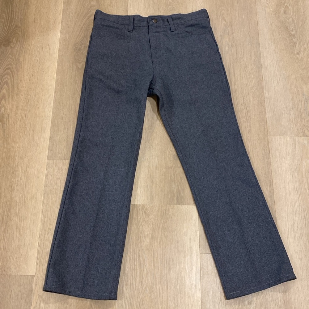 Vintage Wrangler Charcoal Grey Dress Pants Trousers 32x30